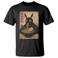 Funny Mothman Ramen T Shirt Japanese Kawaii Noodles Cryptid Retro Manga Anime - Wonder Print Shop