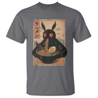 Funny Mothman Ramen T Shirt Japanese Kawaii Noodles Cryptid Retro Manga Anime - Wonder Print Shop