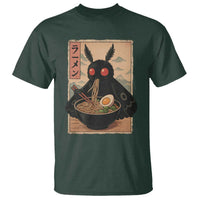 Funny Mothman Ramen T Shirt Japanese Kawaii Noodles Cryptid Retro Manga Anime - Wonder Print Shop