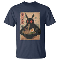 Funny Mothman Ramen T Shirt Japanese Kawaii Noodles Cryptid Retro Manga Anime - Wonder Print Shop