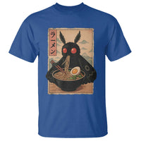 Funny Mothman Ramen T Shirt Japanese Kawaii Noodles Cryptid Retro Manga Anime - Wonder Print Shop
