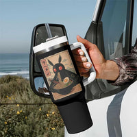 Funny Mothman Ramen Tumbler With Handle Japanese Kawaii Noodles Cryptid Retro Manga Anime - Wonder Print Shop