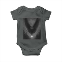 Mothman Baby Onesie Horror Poster Halloween Cryptid Lover - Wonder Print Shop