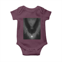 Mothman Baby Onesie Horror Poster Halloween Cryptid Lover - Wonder Print Shop