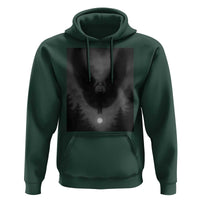 Mothman Hoodie Horror Poster Halloween Cryptid Lover - Wonder Print Shop