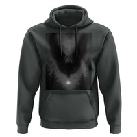 Mothman Hoodie Horror Poster Halloween Cryptid Lover - Wonder Print Shop
