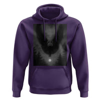 Mothman Hoodie Horror Poster Halloween Cryptid Lover - Wonder Print Shop