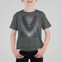 Mothman T Shirt For Kid Horror Poster Halloween Cryptid Lover - Wonder Print Shop