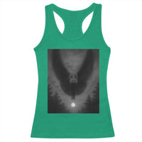 Mothman Racerback Tank Top Horror Poster Halloween Cryptid Lover - Wonder Print Shop
