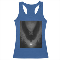 Mothman Racerback Tank Top Horror Poster Halloween Cryptid Lover - Wonder Print Shop