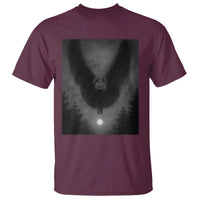 Mothman T Shirt Horror Poster Halloween Cryptid Lover - Wonder Print Shop