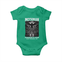 Mothman Baby Onesie Horror Poster Halloween Harbinger of Doom Cryptid Creature - Wonder Print Shop