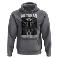 Mothman Hoodie Horror Poster Halloween Harbinger of Doom Cryptid Creature - Wonder Print Shop