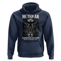 Mothman Hoodie Horror Poster Halloween Harbinger of Doom Cryptid Creature - Wonder Print Shop