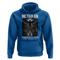 Mothman Hoodie Horror Poster Halloween Harbinger of Doom Cryptid Creature - Wonder Print Shop