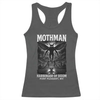 Mothman Racerback Tank Top Horror Poster Halloween Harbinger of Doom Cryptid Creature - Wonder Print Shop