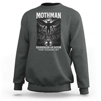 Mothman Sweatshirt Horror Poster Halloween Harbinger of Doom Cryptid Creature - Wonder Print Shop