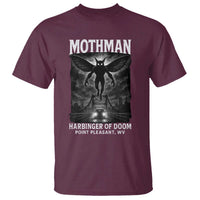 Mothman T Shirt Horror Poster Halloween Harbinger of Doom Cryptid Creature - Wonder Print Shop