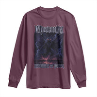 Mothman Long Sleeve Shirt Black Bridge Folk Horror Cryptid Fan