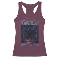 Mothman Racerback Tank Top Black Bridge Folk Horror Cryptid Fan
