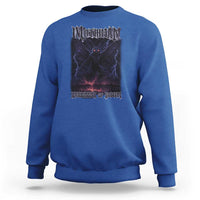 Mothman Sweatshirt Black Bridge Folk Horror Cryptid Fan