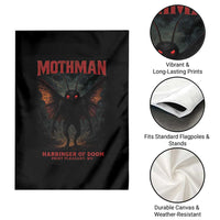 Mothman Garden Flag Horror Harbinger of Doom Urban Myth Cryptid Creature - Wonder Print Shop
