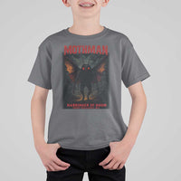Mothman T Shirt For Kid Horror Harbinger of Doom Urban Myth Cryptid Creature - Wonder Print Shop
