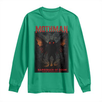 Mothman Long Sleeve Shirt Horror Harbinger of Doom Urban Myth Cryptid Creature - Wonder Print Shop