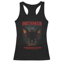 Mothman Racerback Tank Top Horror Harbinger of Doom Urban Myth Cryptid Creature - Wonder Print Shop