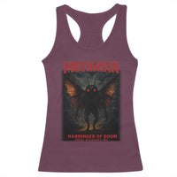 Mothman Racerback Tank Top Horror Harbinger of Doom Urban Myth Cryptid Creature - Wonder Print Shop