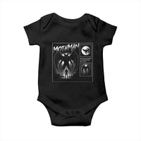 Mothman Baby Onesie Retro Horror Manga Urban Myth Cryptid Creature - Wonder Print Shop