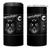 Mothman 4 in 1 Can Cooler Tumbler Retro Horror Manga Urban Myth Cryptid Creature - Wonder Print Shop