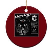 Mothman Ceramic Ornament Retro Horror Manga Urban Myth Cryptid Creature - Wonder Print Shop