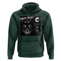 Mothman Hoodie Retro Horror Manga Urban Myth Cryptid Creature - Wonder Print Shop
