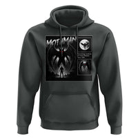 Mothman Hoodie Retro Horror Manga Urban Myth Cryptid Creature - Wonder Print Shop
