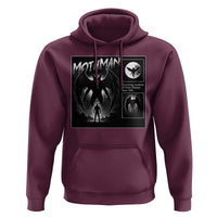 Mothman Hoodie Retro Horror Manga Urban Myth Cryptid Creature - Wonder Print Shop