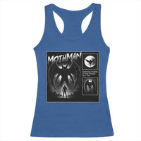 Mothman Racerback Tank Top Retro Horror Manga Urban Myth Cryptid Creature - Wonder Print Shop