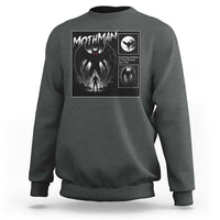 Mothman Sweatshirt Retro Horror Manga Urban Myth Cryptid Creature - Wonder Print Shop