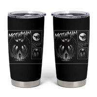 Mothman Tumbler Cup Retro Horror Manga Urban Myth Cryptid Creature - Wonder Print Shop