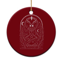 Mothman Ceramic Ornament Cryptid Paranormal Occult Horror Gothic Monster - Wonder Print Shop