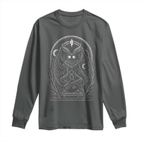 Mothman Long Sleeve Shirt Cryptid Paranormal Occult Horror Gothic Monster - Wonder Print Shop