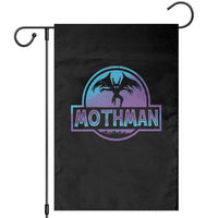 Mothman Garden Flag Retro Neon Cryptid Paranormal Horror Monster - Wonder Print Shop