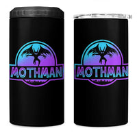 Mothman 4 in 1 Can Cooler Tumbler Retro Neon Cryptid Paranormal Horror Monster - Wonder Print Shop