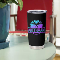 Mothman Tumbler Cup Retro Neon Cryptid Paranormal Horror Monster - Wonder Print Shop