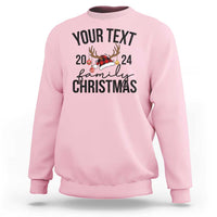 Personalized Matching Family Christmas Sweatshirt Custom Name Xmas Gift - Wonder Print Shop
