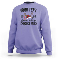 Personalized Matching Family Christmas Sweatshirt Custom Name Xmas Gift - Wonder Print Shop