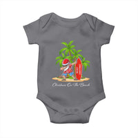 Hawaiian Christmas Santa Baby Onesie Christmas On The Beach Vacation