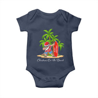 Hawaiian Christmas Santa Baby Onesie Christmas On The Beach Vacation
