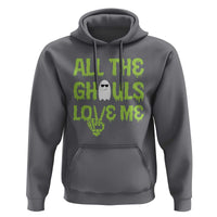 Halloween Skeleton Boo Ghost Cute Costume Hoodie Funny All The Ghouls Love Me Shirt Boys Toddler Girls Kids Youth