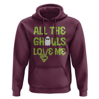 Halloween Skeleton Boo Ghost Cute Costume Hoodie Funny All The Ghouls Love Me Shirt Boys Toddler Girls Kids Youth